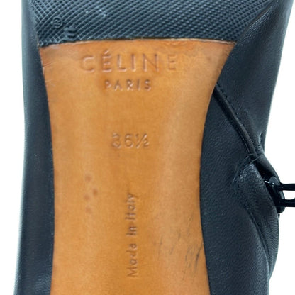 Celine Short Boots Black Leather — view 7