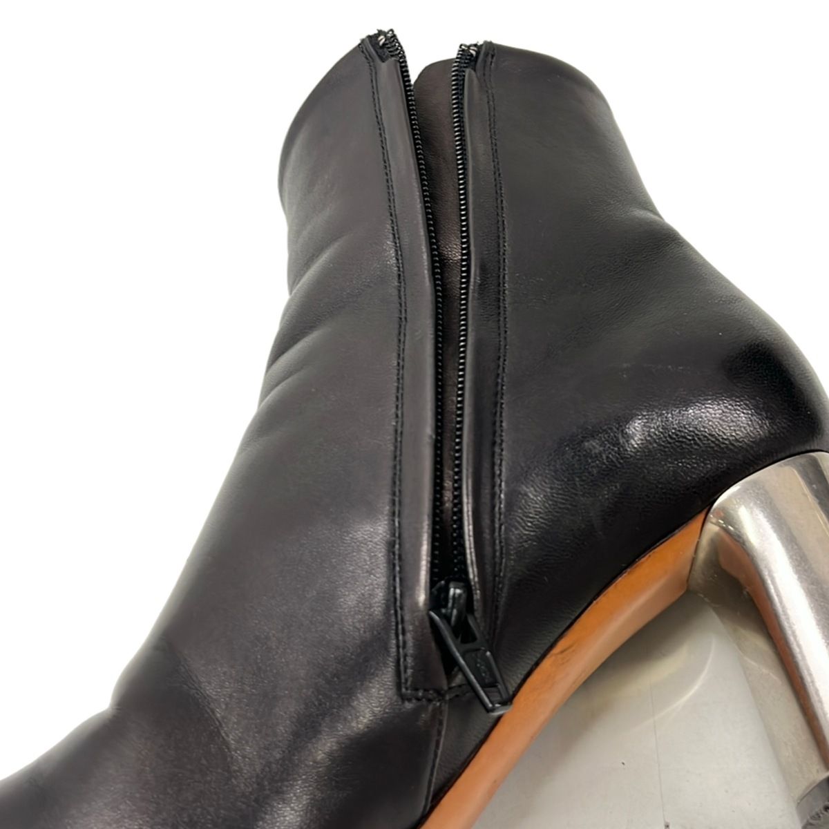 Celine Short Boots Black Leather — view 5