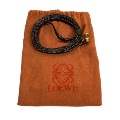 Loewe Handbag Brown Dark Leather — view 8