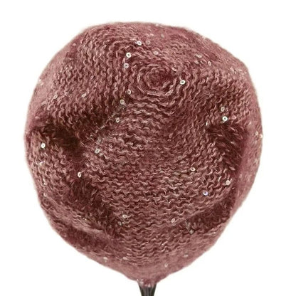 Louis Vuitton Bonnet Monogram Sequined Mohair Blend Knit Hat Beanie Wool — view 5