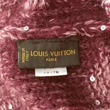 Louis Vuitton Bonnet Monogram Sequined Mohair Blend Knit Hat Beanie Wool — view 7