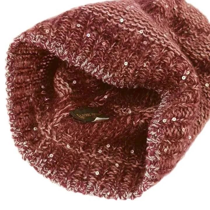 Louis Vuitton Bonnet Monogram Sequined Mohair Blend Knit Hat Beanie Wool — view 6