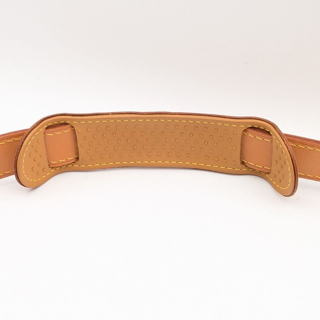 Louis Vuitton Shoulder Strap Vachetta Leather Adjustable Gold Keepall — view 6