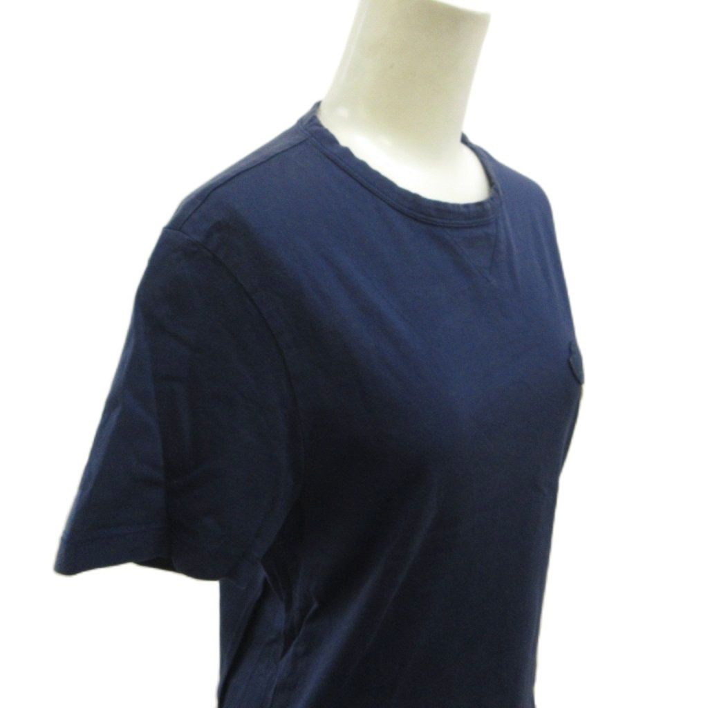 Moncler Maglia T-Shirt Cotton Crew Neck Short Sleeve Fabric Navy S — view 4