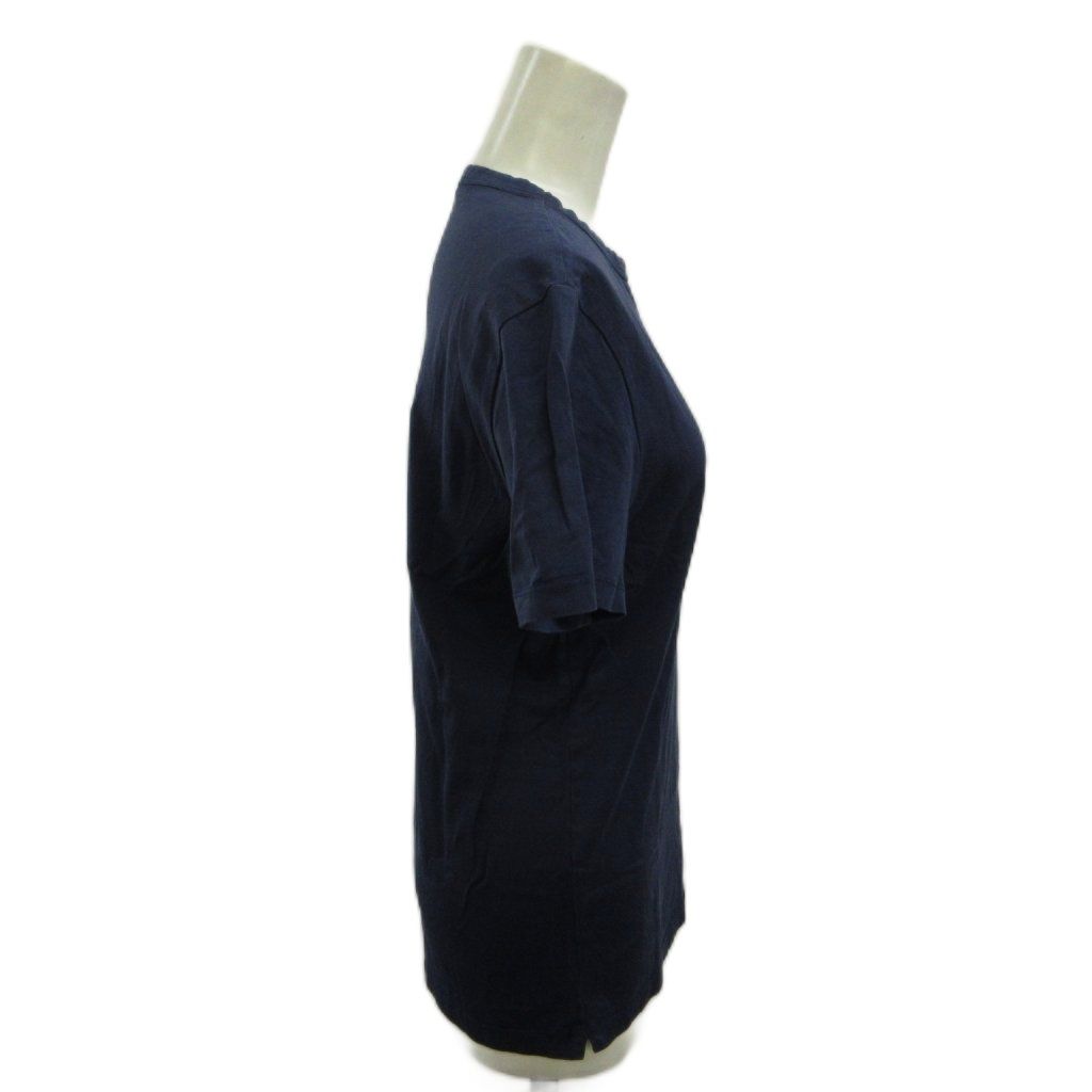 Moncler Maglia T-Shirt Cotton Crew Neck Short Sleeve Fabric Navy S — view 2
