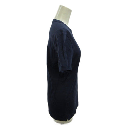 Moncler Maglia T-Shirt Cotton Crew Neck Short Sleeve Fabric Navy S — view 2