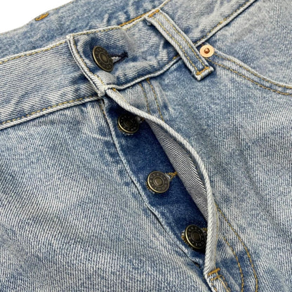 Gucci Pants Horsebit Tapered Denim Cotton Logo Patch Blue Gold 36 — view 8