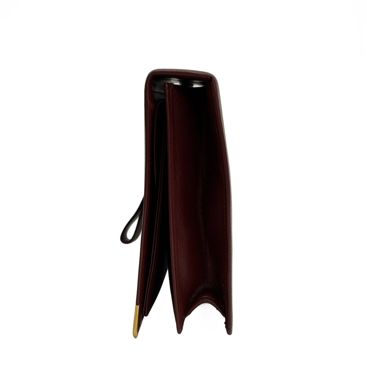 Cartier Second Bag Must Line Bordeaux Gold Leather — view 2