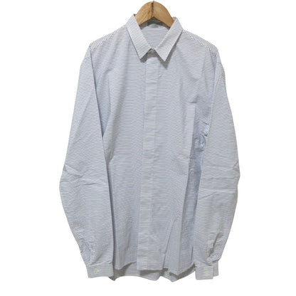 Dior Homme Long Sleeve Striped Shirt 40 Blue White Spring Summer Fall Winter