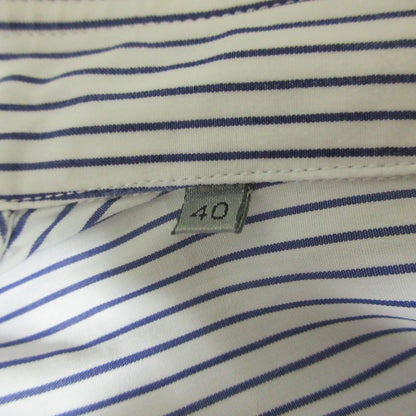 Dior Homme Long Sleeve Striped Shirt 40 Blue White Spring Summer Fall Winter — view 6