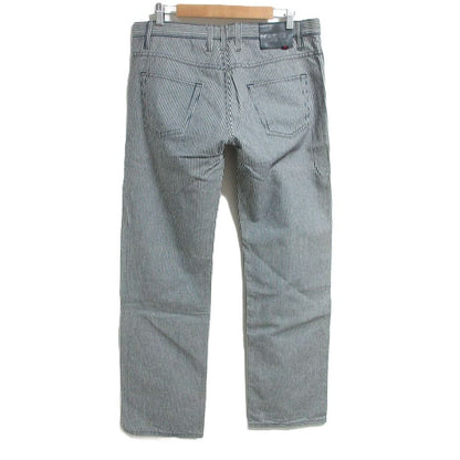 Gucci Regular Hickory Stripe Denim Pants Navy White Spring Summer Fall Winter 50 — view 2