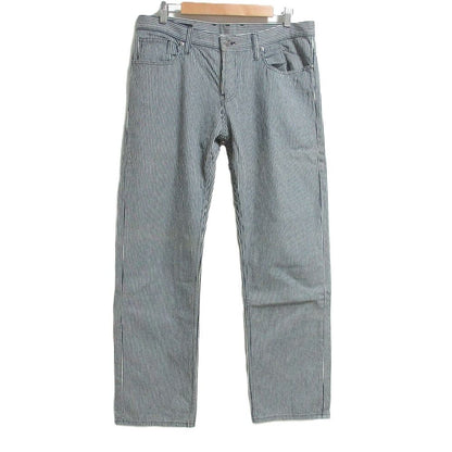 Gucci Regular Hickory Stripe Denim Pants Navy White Spring Summer Fall Winter 50