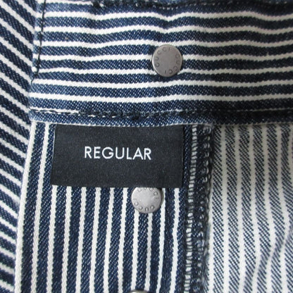 Gucci Regular Hickory Stripe Denim Pants Navy White Spring Summer Fall Winter 50 — view 7