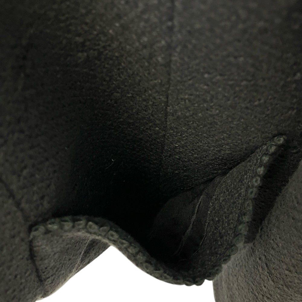 Chanel 98P Collarless Tweed Jacket Black Spring Summer Fall Winter 42 — view 6