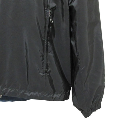 Prada Triangle Plate Reversible Re-Nylon Jacket Black Navy Spring Summer Fall — view 6