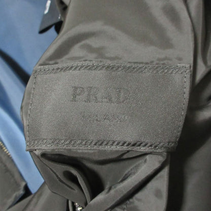 Prada Triangle Plate Reversible Re-Nylon Jacket Black Navy Spring Summer Fall — view 3