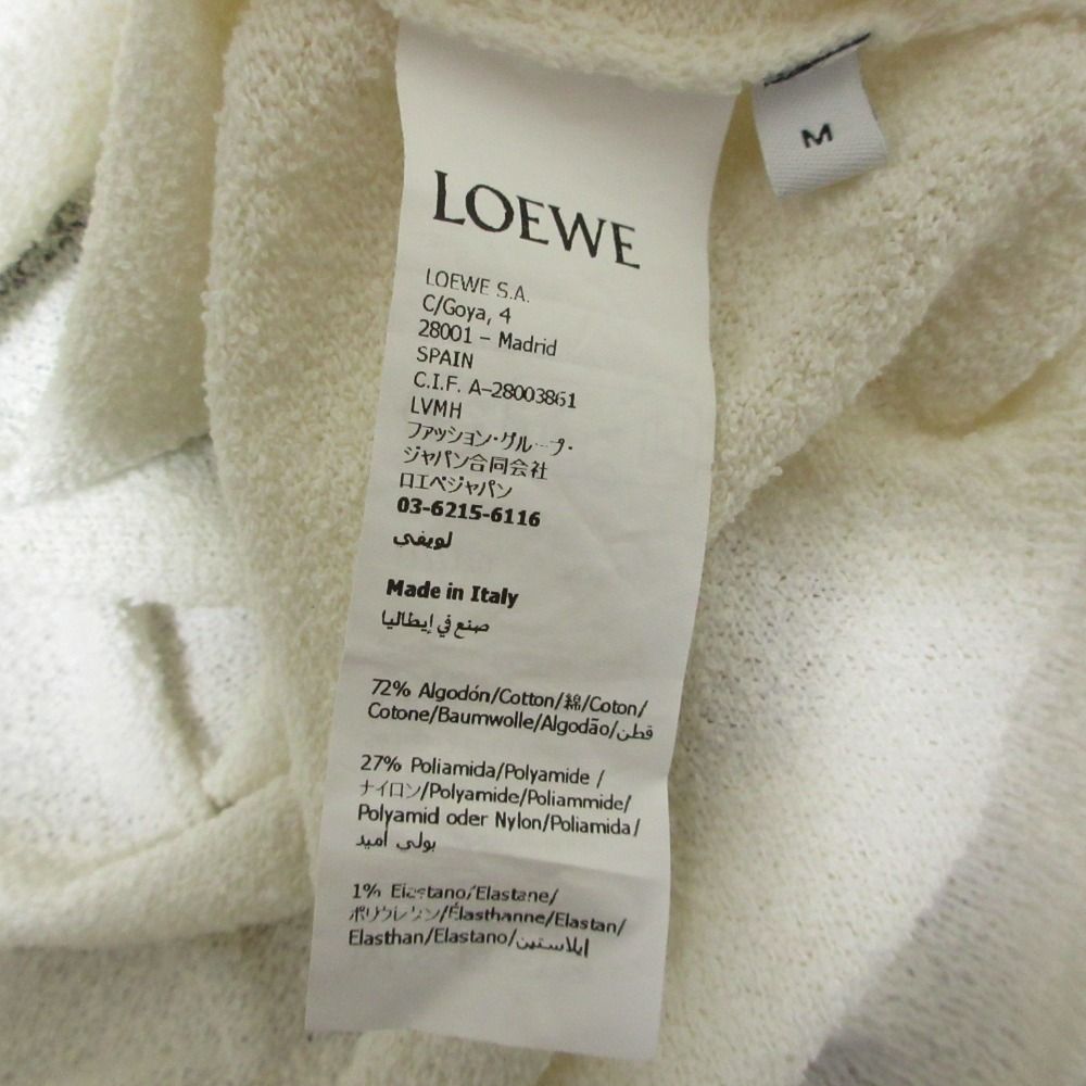 Loewe Vincent Fan Van Gogh Iris Short Sleeve Knit Sweater White Spring Summer M — view 7