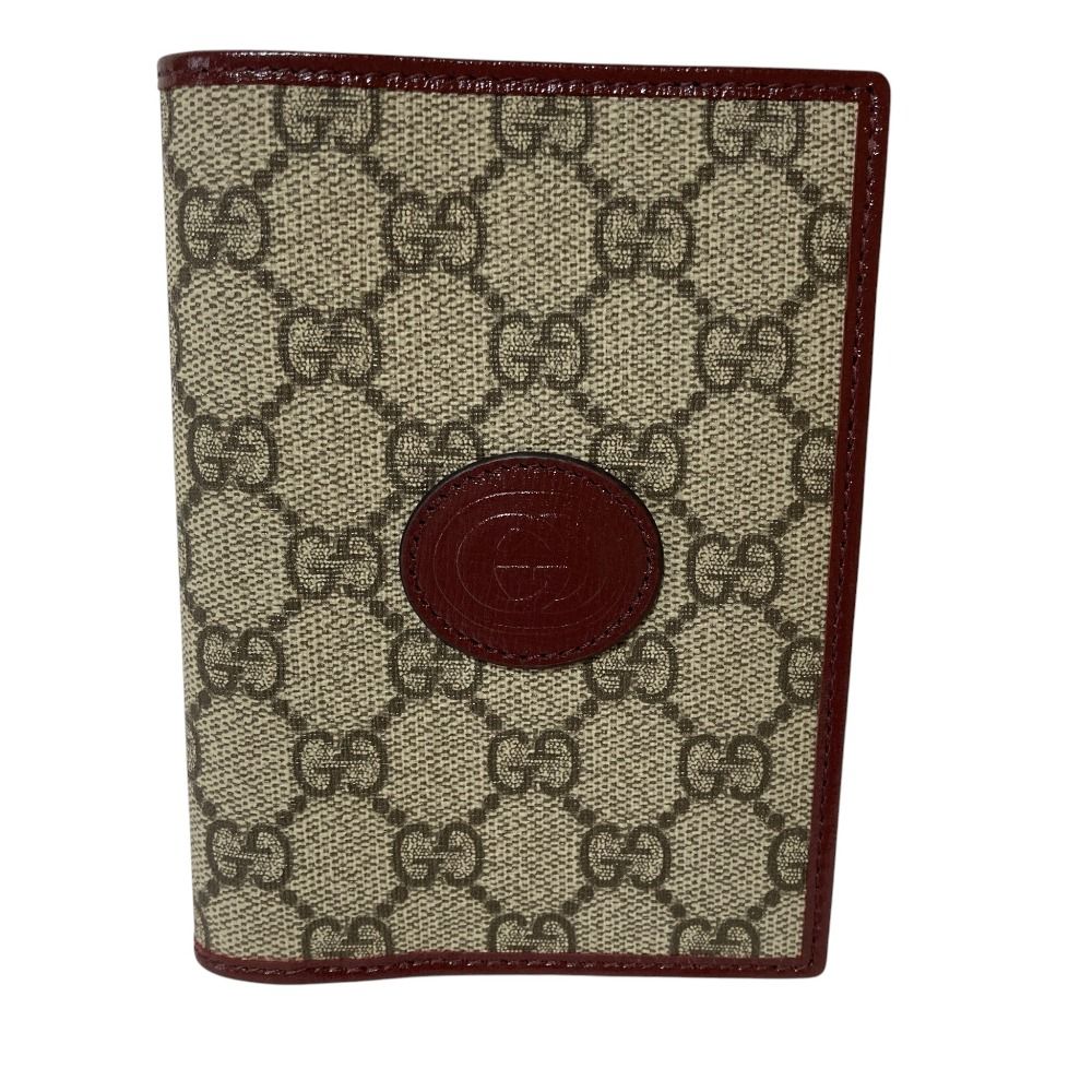 Gucci GG Supreme Pass Case Red Beige — view 4