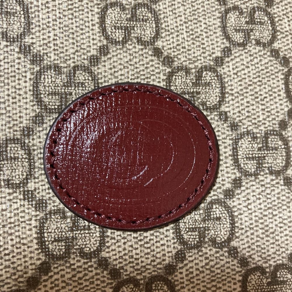 Gucci GG Supreme Pass Case Red Beige — view 5