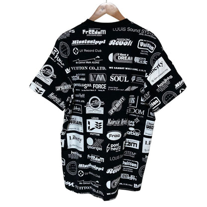 Louis Vuitton All Over Logo Print T-Shirt Black Spring Summer XS — view 2