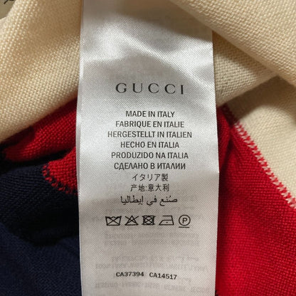 Gucci Wool Knit Bomber Jacket Navy Spring Summer Fall Winter XL — view 8