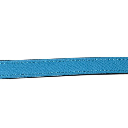 Hermes Irene Veau Epsom Reversible Belt Light Blue Sky — view 7