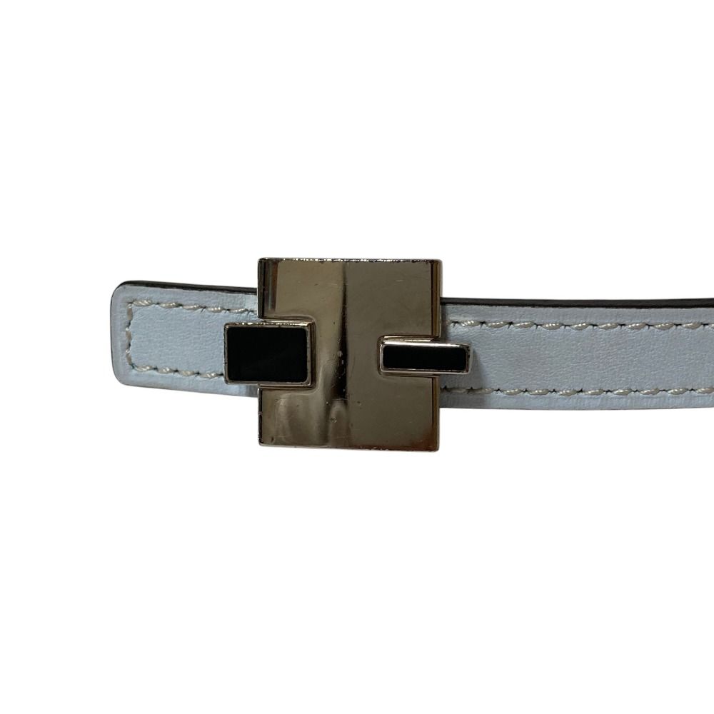 Hermes Irene Veau Epsom Reversible Belt Light Blue Sky — view 4