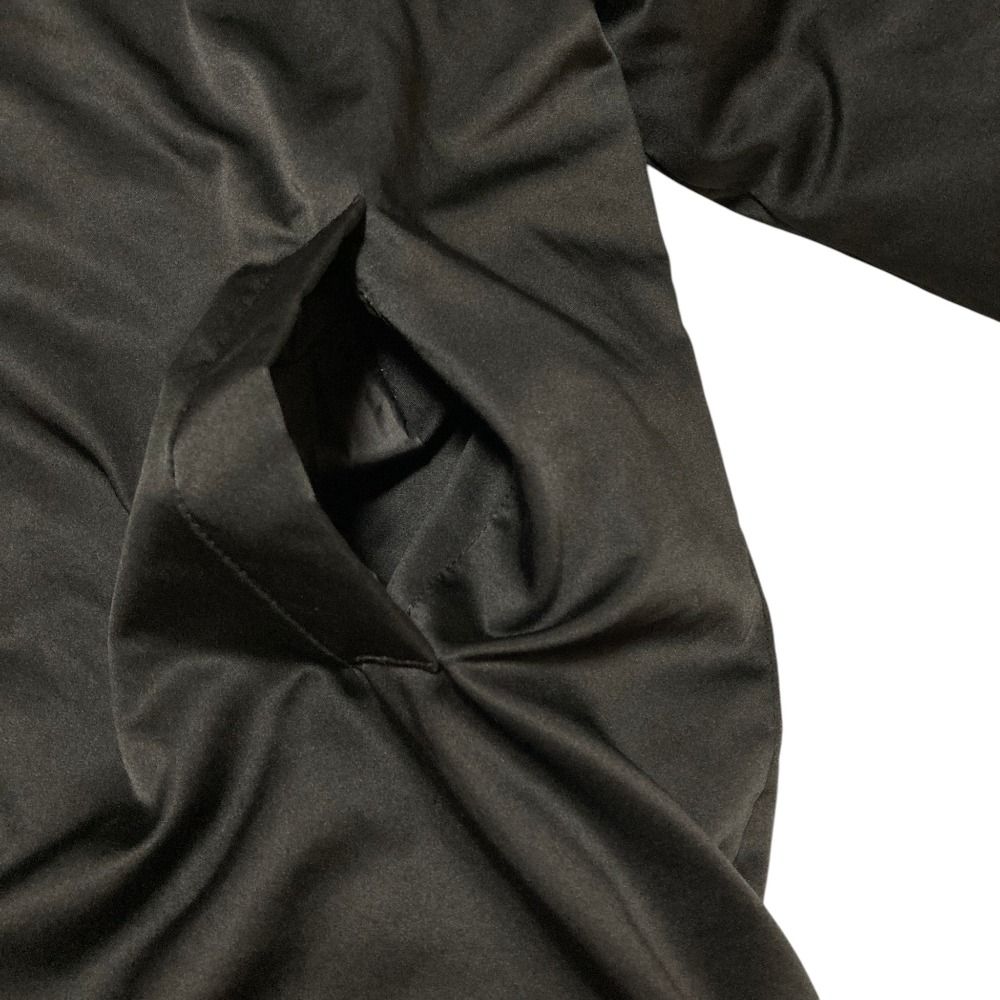 Moncler Blue Tag Stand Collar Down Coat Black Autumn Winter 1 — view 4