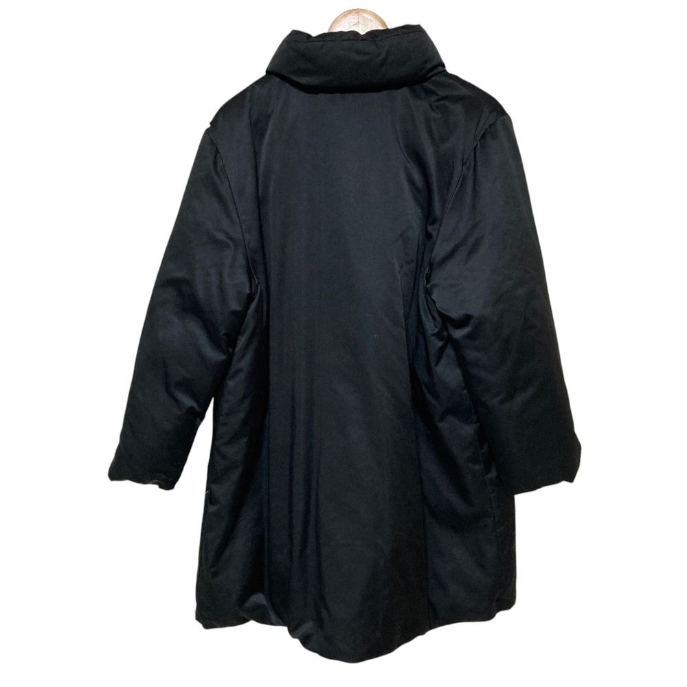 Moncler Blue Tag Stand Collar Down Coat Black Autumn Winter 1 — view 2