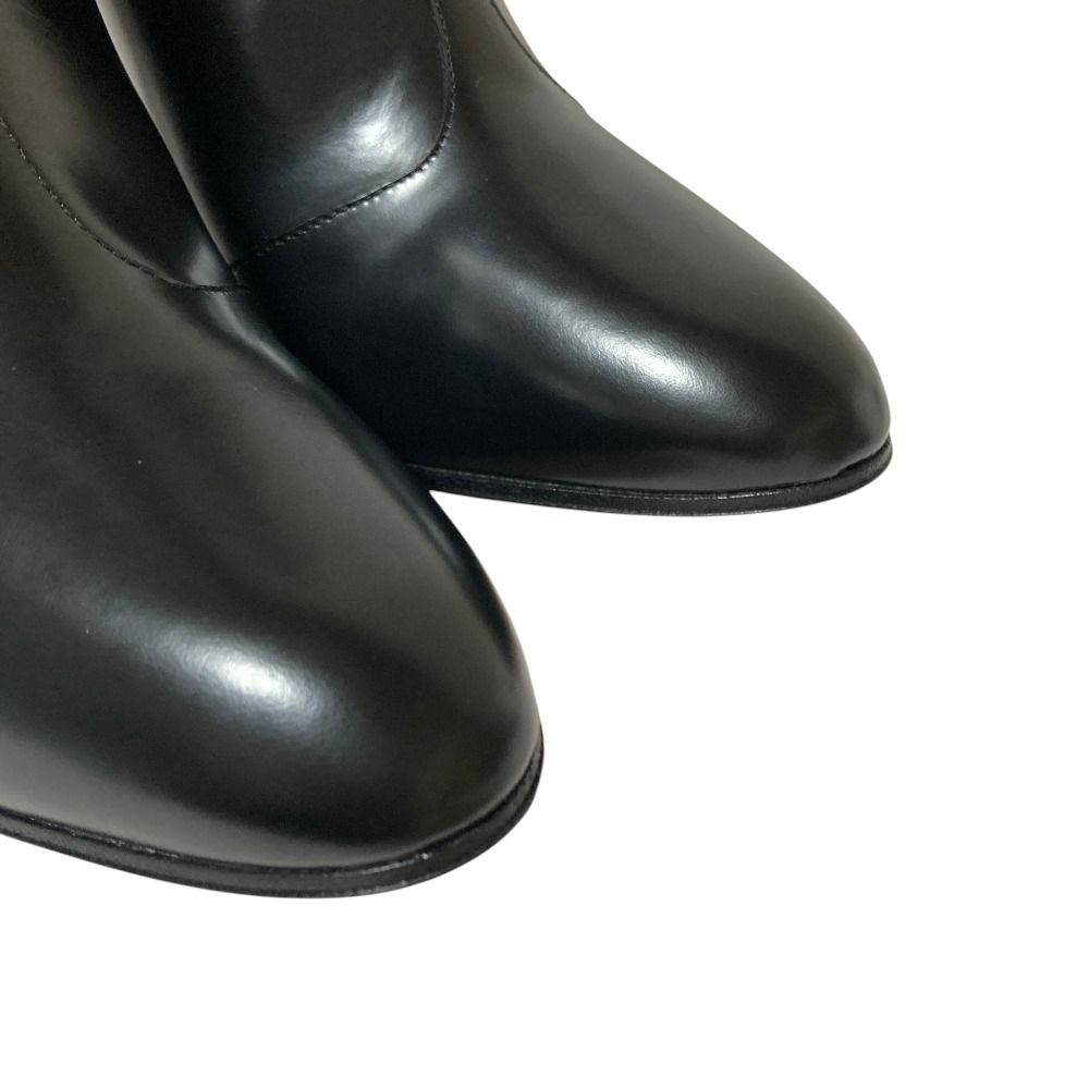 Gucci Mesh Leather Boots Black — view 6