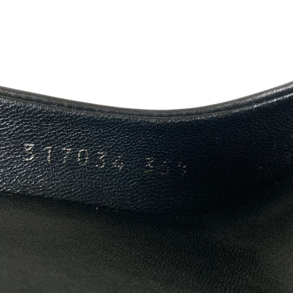 Gucci Leather Open Toe Backstrap Pumps Black Spring Summer Fall Winter — view 8
