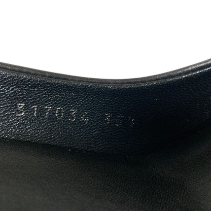 Gucci Leather Open Toe Backstrap Pumps Black Spring Summer Fall Winter — view 8