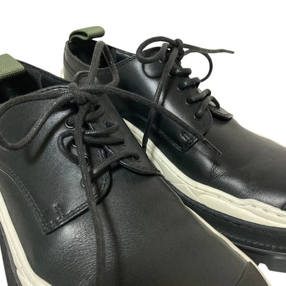 Dior Sacai Leather Derby Shoes Black White Spring Summer Fall Winter — view 7