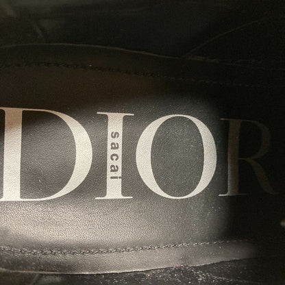 Dior Sacai Leather Derby Shoes Black White Spring Summer Fall Winter — view 8