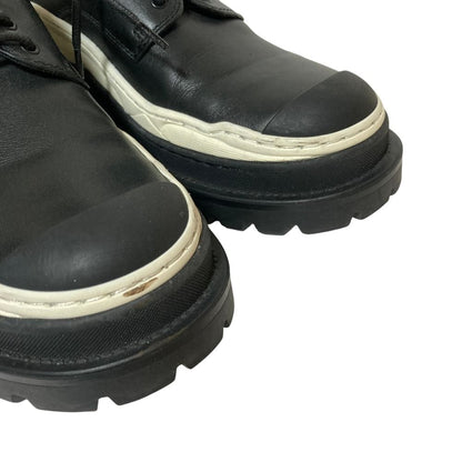 Dior Sacai Leather Derby Shoes Black White Spring Summer Fall Winter — view 6