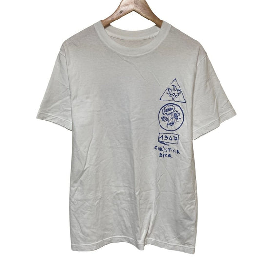 Dior Hylton Nel Collaboration Graphic Print T-Shirt White Spring Summer S