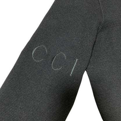 Gucci Tom Ford Era Arm Logo Embroidery Turtleneck Knit Sweater Black Autumn S — view 6