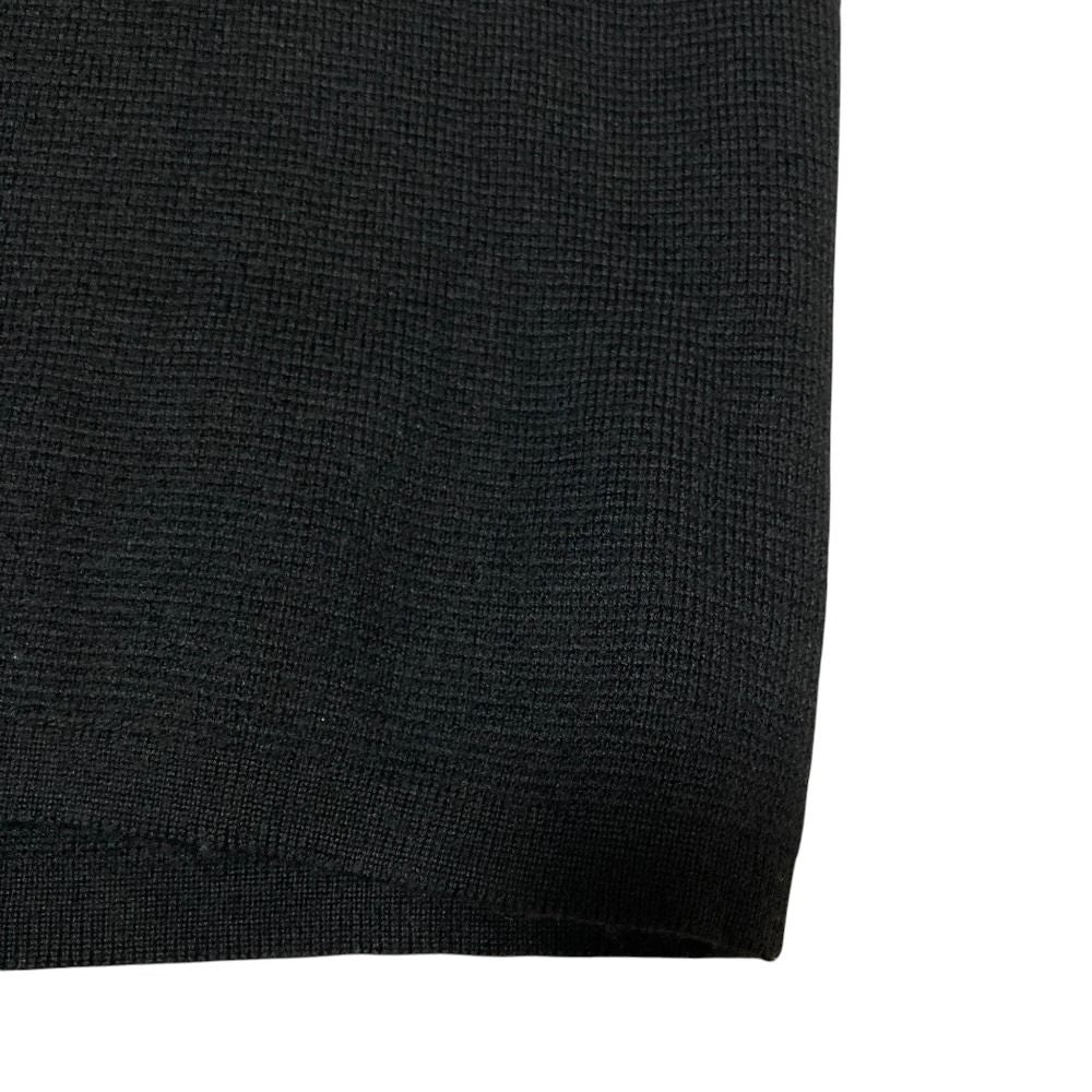 Gucci Tom Ford Era Arm Logo Embroidery Turtleneck Knit Sweater Black Autumn S — view 4