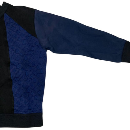 Louis Vuitton Long Sleeve Patchwork Sweatshirt Navy Spring Summer Fall Winter XS — view 3