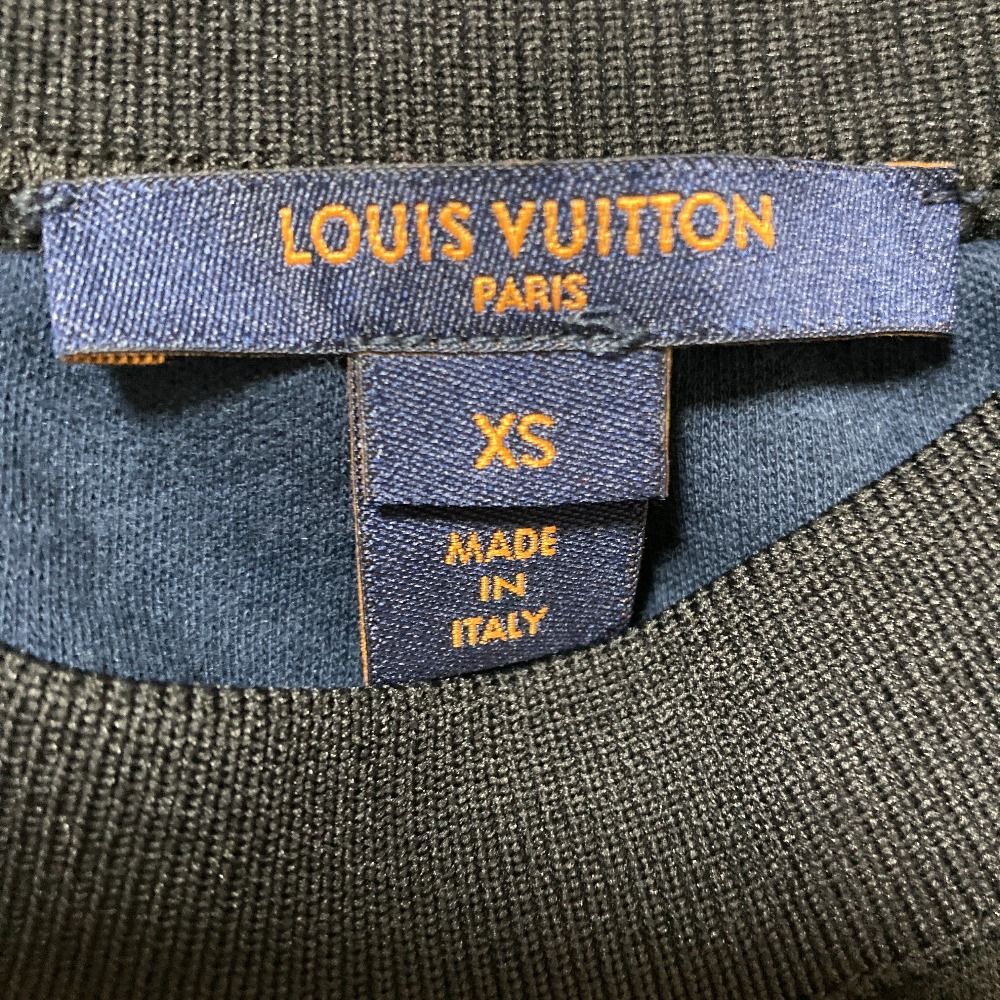 Louis Vuitton Long Sleeve Patchwork Sweatshirt Navy Spring Summer Fall Winter XS — view 5