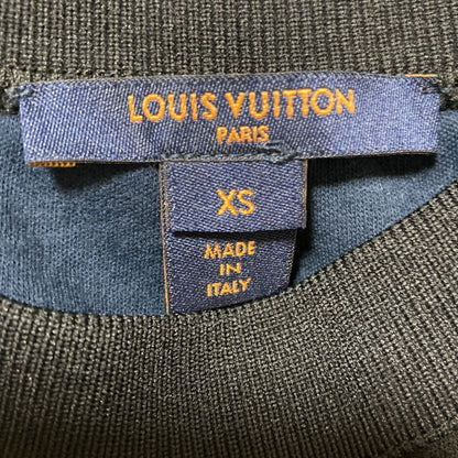 Louis Vuitton Long Sleeve Patchwork Sweatshirt Navy Spring Summer Fall Winter XS — view 5