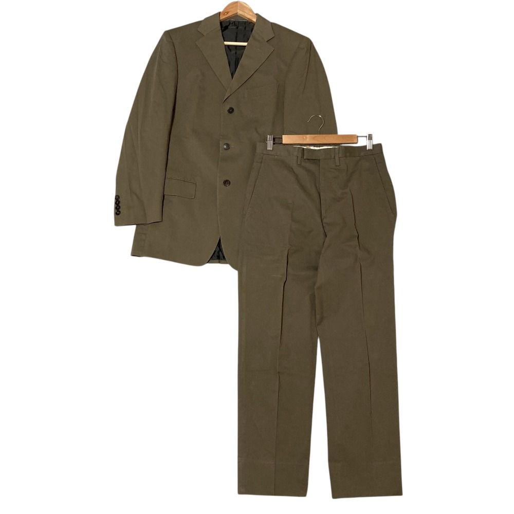 Gucci Tom Ford Era Tailored Jacket Trousers Pants Suit Set Khaki Spring 46