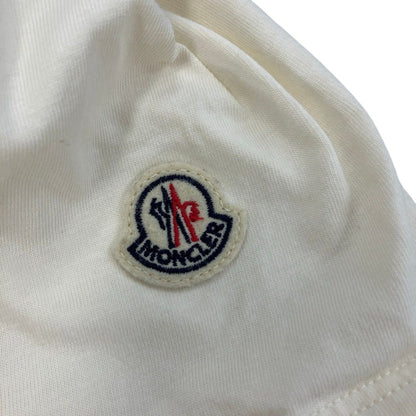 Moncler Maglia Mamica Corta Logo Short Sleeve T-Shirt Ivory Spring Summer XS — view 5
