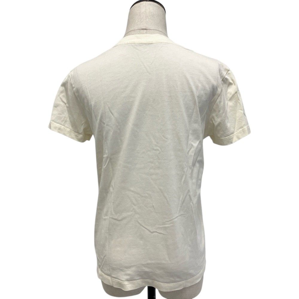 Moncler Maglia Mamica Corta Logo Short Sleeve T-Shirt Ivory Spring Summer XS — view 2