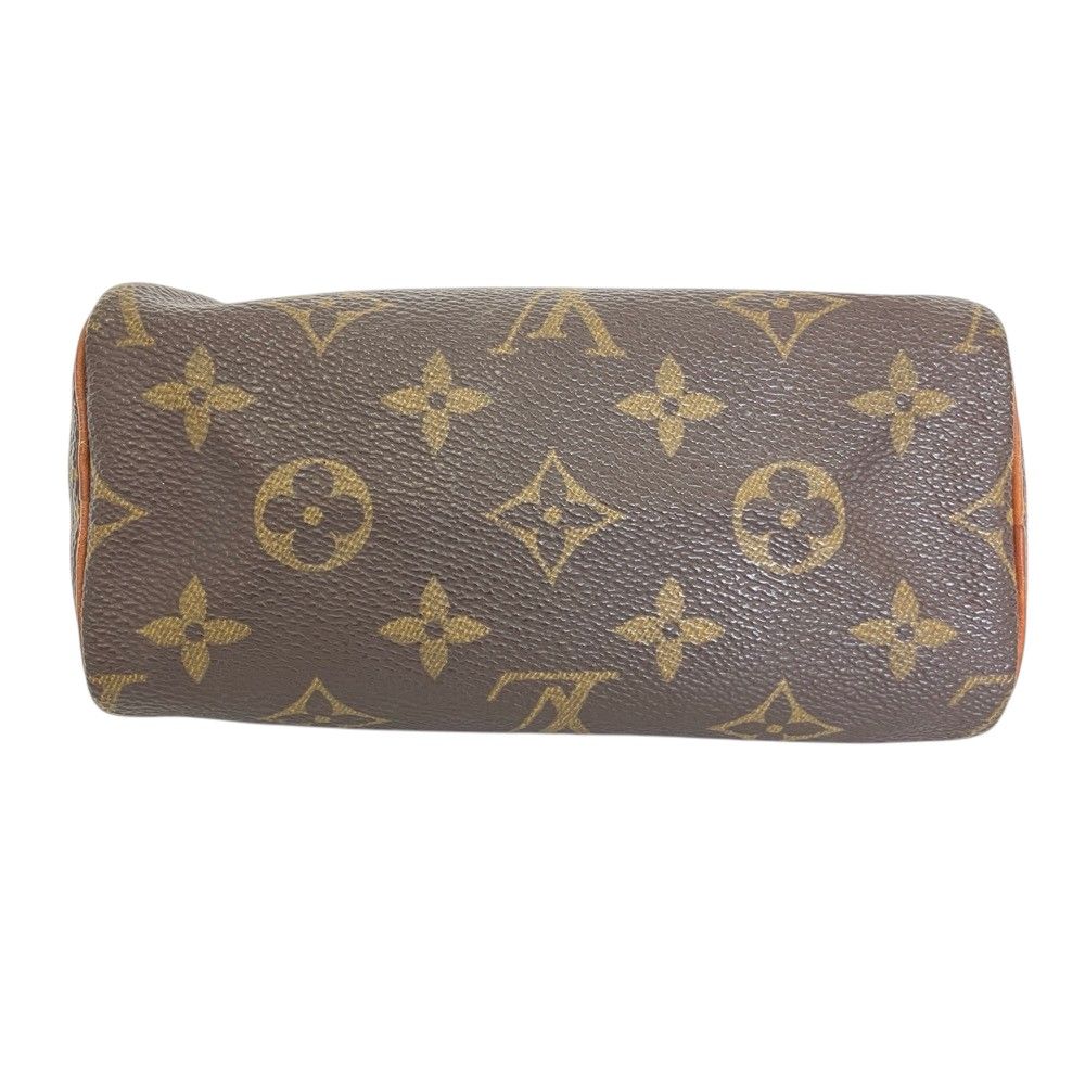 Louis Vuitton Vintage Monogram Mini Speedy Shoulder Pouch Brown — view 5