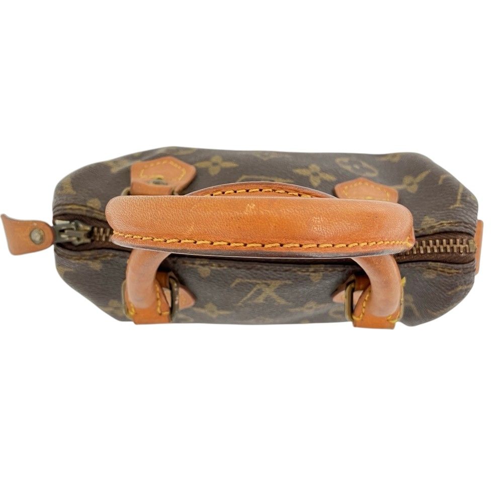 Louis Vuitton Vintage Monogram Mini Speedy Shoulder Pouch Brown — view 4