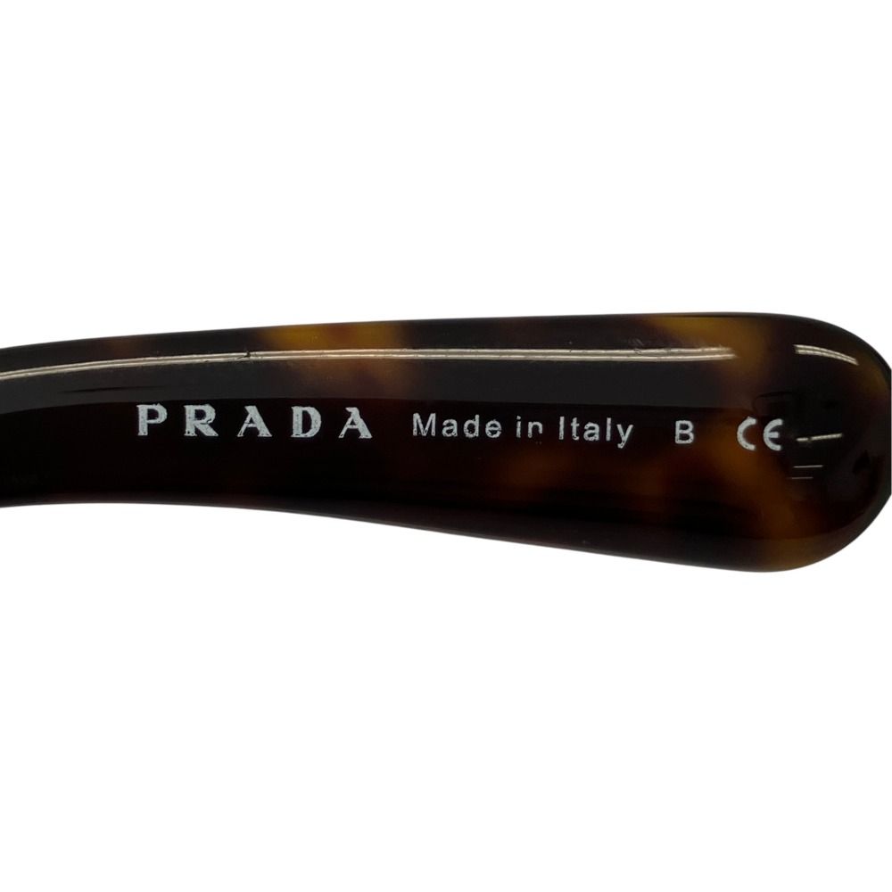 Prada Model Baroque Sunglasses Brown Havana Eyewear — view 7