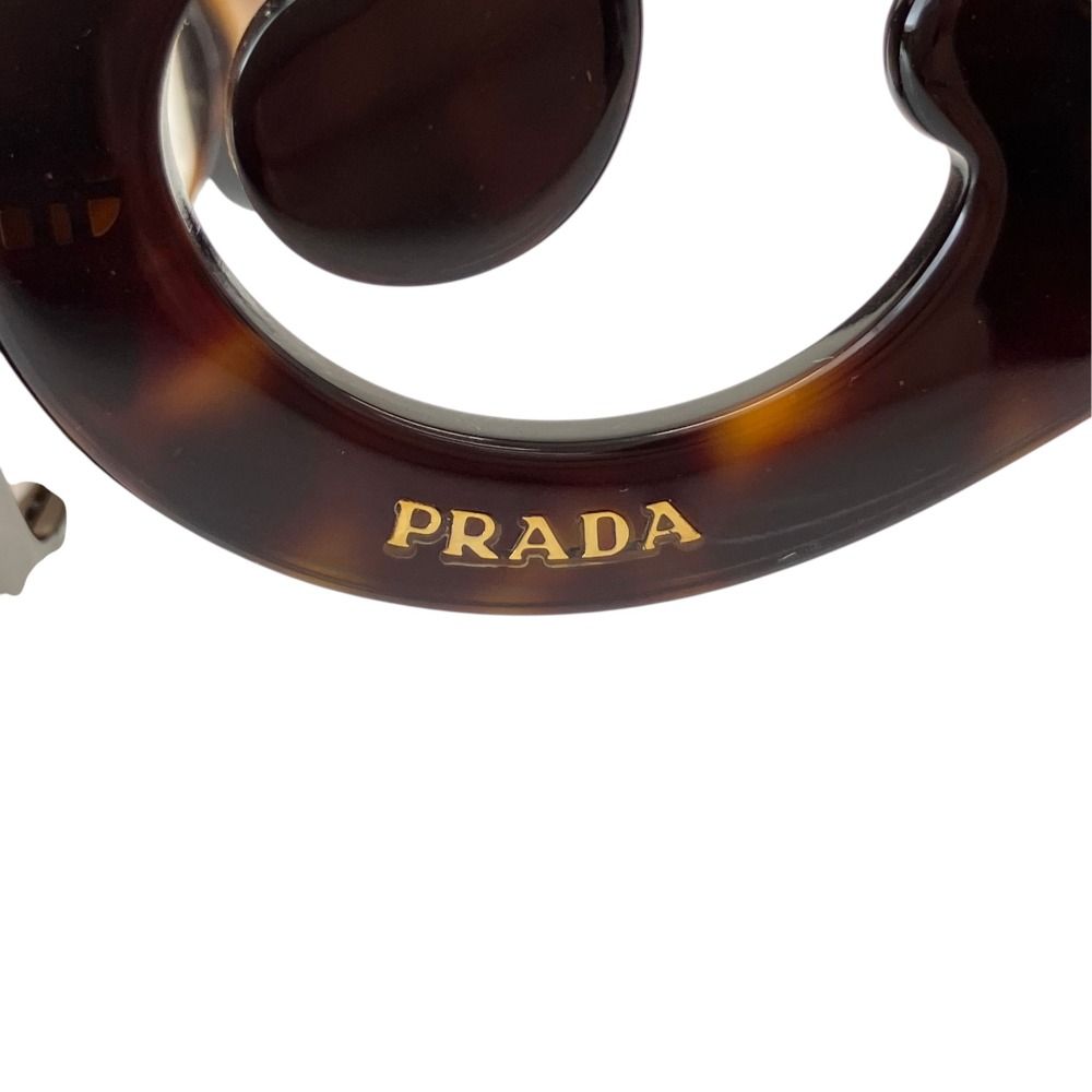 Prada Model Baroque Sunglasses Brown Havana Eyewear — view 5