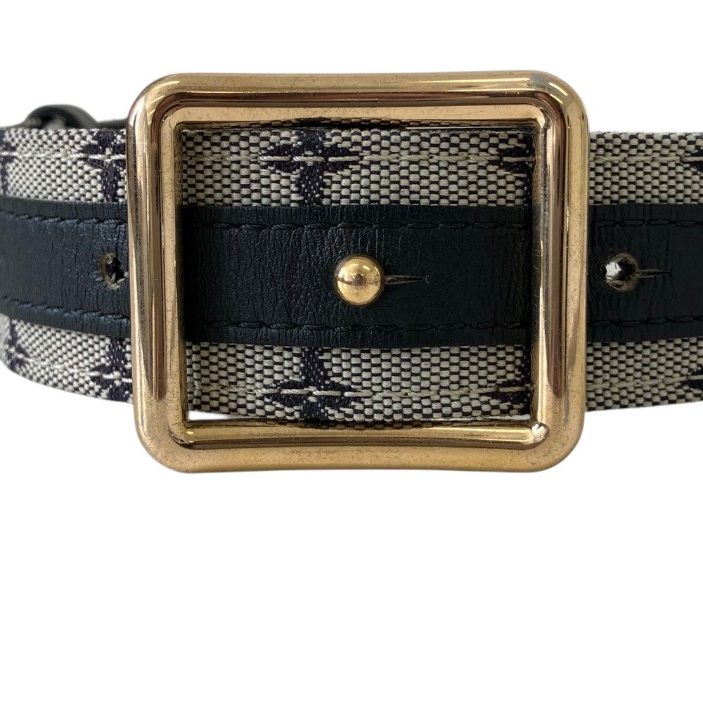 Louis Vuitton Monogram Mini Ceinture Belt Gray Navy — view 2