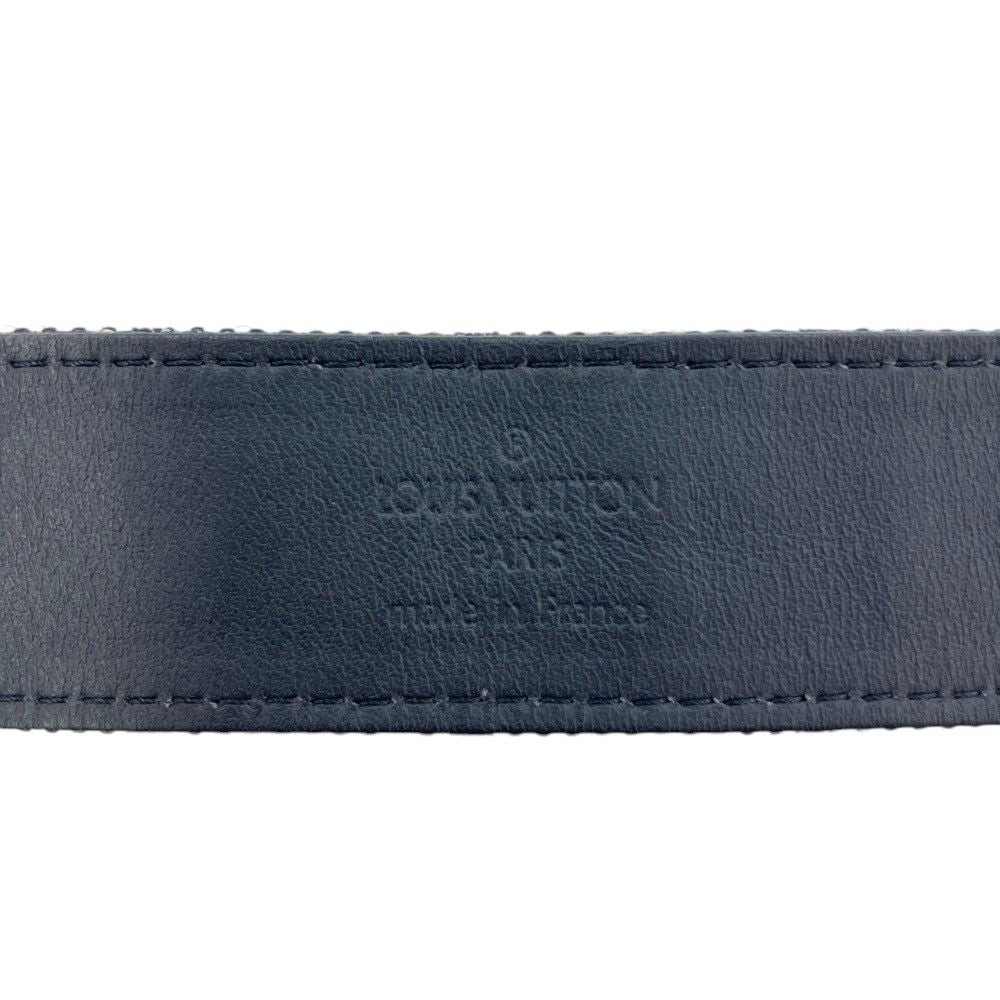 Louis Vuitton Monogram Mini Ceinture Belt Gray Navy — view 8